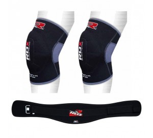 RDX Power Lifting Belt with Knee Pads