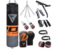 RDX 17pc Punching Heavy Duty Bag & Boxing Gloves