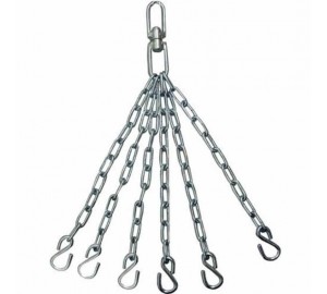 RDX Hanging Punch Bag Steel 6 Panel Chains