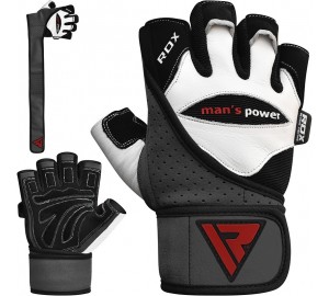 RDX L1 Leather Gym Gloves