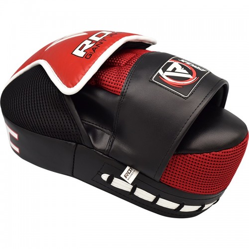 RDX Boxing Focus Pads Hook & Jab Mitts MMA Punch Bag Curved Kick Thai pads T2R 