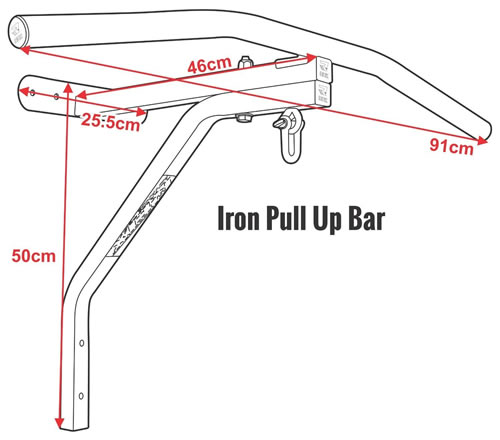 boxing bag with pull up bar
